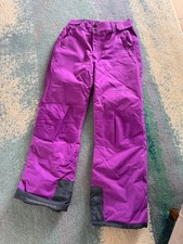 Arctix Snow Pants Youth Large Purple Insulated Waterproof Reinforced Knees