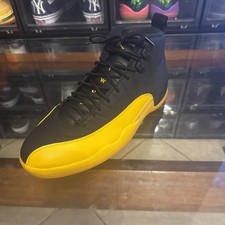 Air Jordan 12 Retro University Black Gold Size 12M 130690-070