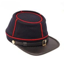 Authentic ACW Confederate Artillery Officer Kepi Cap - CSA Replica