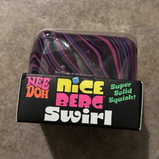 NeeDoh Nice Berg Swirl Super Solid Squish Squeeze Ball Stress Reliever 2 in
