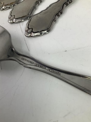 Oneida Community SATINIQUE Stainless Flatware Choice Piece Forks Spoons Knives - Picture 44 of 49