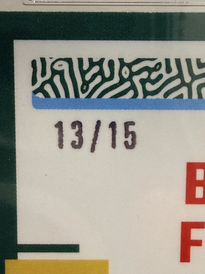 Panini Donruss Optic Brett Favre #64 Purple Stars Prizm 2023/15 PSA 10 Foto 3 de 3