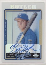 2005 Topps Chrome Refractor 132/500 Billy Butler #235 Auto 0bk0