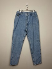 VTG Wrangler for Women Mom Jeans 14 X 32 High Waist Western Rodeo Denim Pants