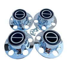 4PCS Replacement for Ranger Bronco II Explore Chrome Wheel Center Cap Hub Caps