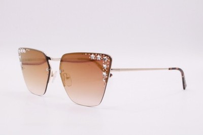 NEW NICOLE MILLER RUNWAY ROUEN C02 SILVER TORTOISE AUTHENTIC SUNGLASSES 64-16