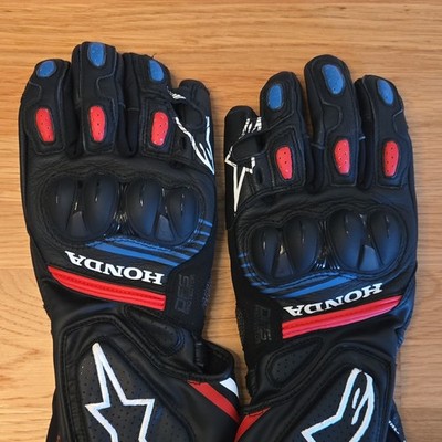 Alpinestars HONDA SP-8 V3 Motorradhandschuhe Größe M - Einmal Getragen