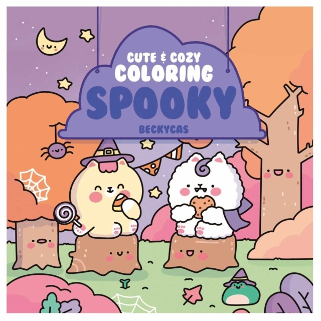 Cute & Cozy Coloring: Spooky - Image 4