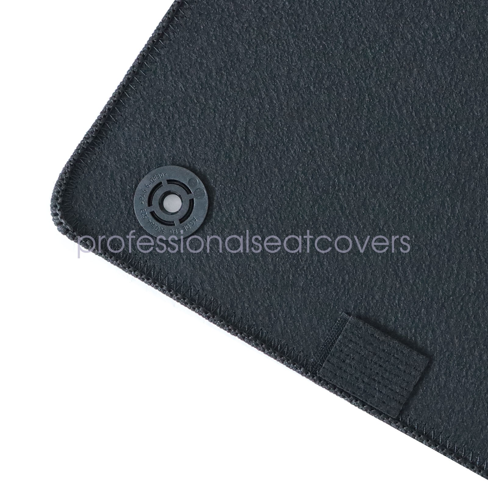 Front & Rear Floor Mats Carpet Waterproof Black Velour For 2009-2017 Audi Q5