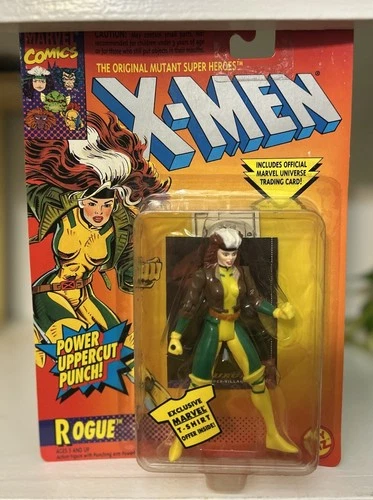 VINTAGE Rogue Power Uppercut Punch X-Men Action Figure 1994 Toy Biz