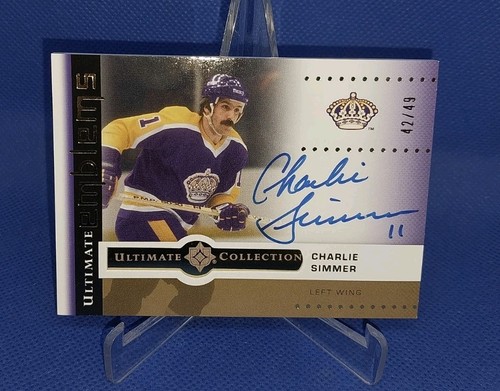 Charlie Simmer 2024-25 Ultimate Collection /49 Gold Emblems L.A. Kings - Picture 2 of 3