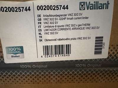 Vaillant Anlaufstrombegrenzer VWZ 30/2SV Herst-Nr.0020025744 Neuware Original