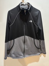 The North Face Women's LightweightJacket Full Zip, Black And Gray, Size Large