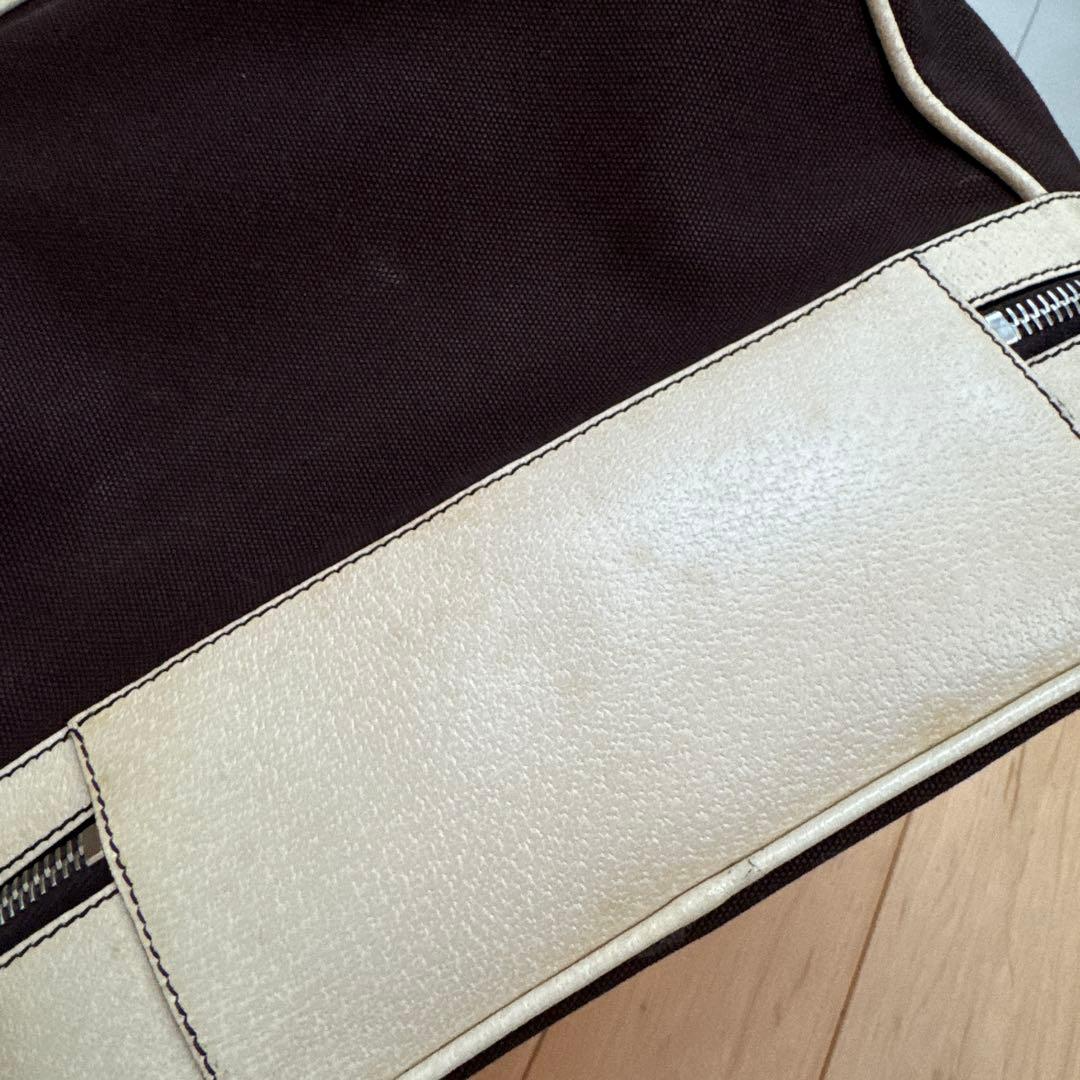 Prada Archive Vintage Y2K Bag 2000s Leather Shoulder Pu Brown