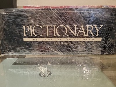 Pictionary, The Game Of Quick Draw. First Edition Vintage 1985. Complete Classic