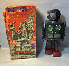 Vintage Attacking Martian Robot w/t Box Japan