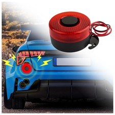 12V-24V Backup Car Alarm with Flashing LED Light,105dB Back Up for Red