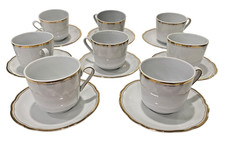 Kahla Vintage Demitasse Cups & Saucers Set of...