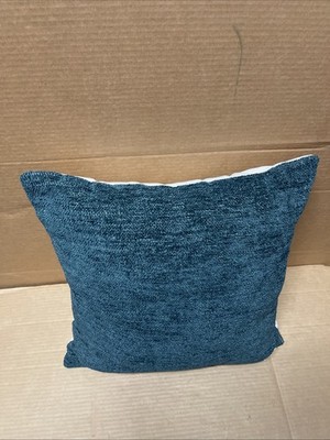 Studio Chic Blue Boucle Square Throw Pillow - 22'' X 22''