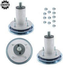 3 Pack W/ Pulley For Gravely Ariens Spindle Assembly 52" Deck 51537200 51528000