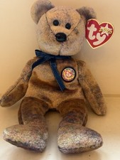 Ty Beanie Babies Clubby III 2000 Golden Bear with Coloured Flecks and Tags