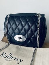 Mulberry Black Quilted Darley Shoulder Crossbody Bag