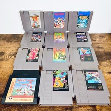 VTG Nintendo NES Games Lot - Excitebike Goonies 2 Dr. Mario Festers Quest  MORE