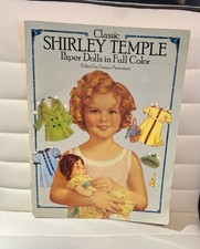 Shirley Temple Paper Dolls 1986 COMPLETE Uncut Vintage