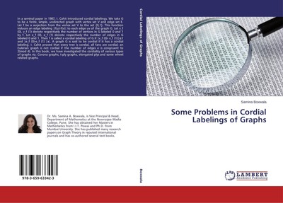 Some Problems in Cordial Labelings of Graphs Samina Boxwala Taschenbuch 180 S.