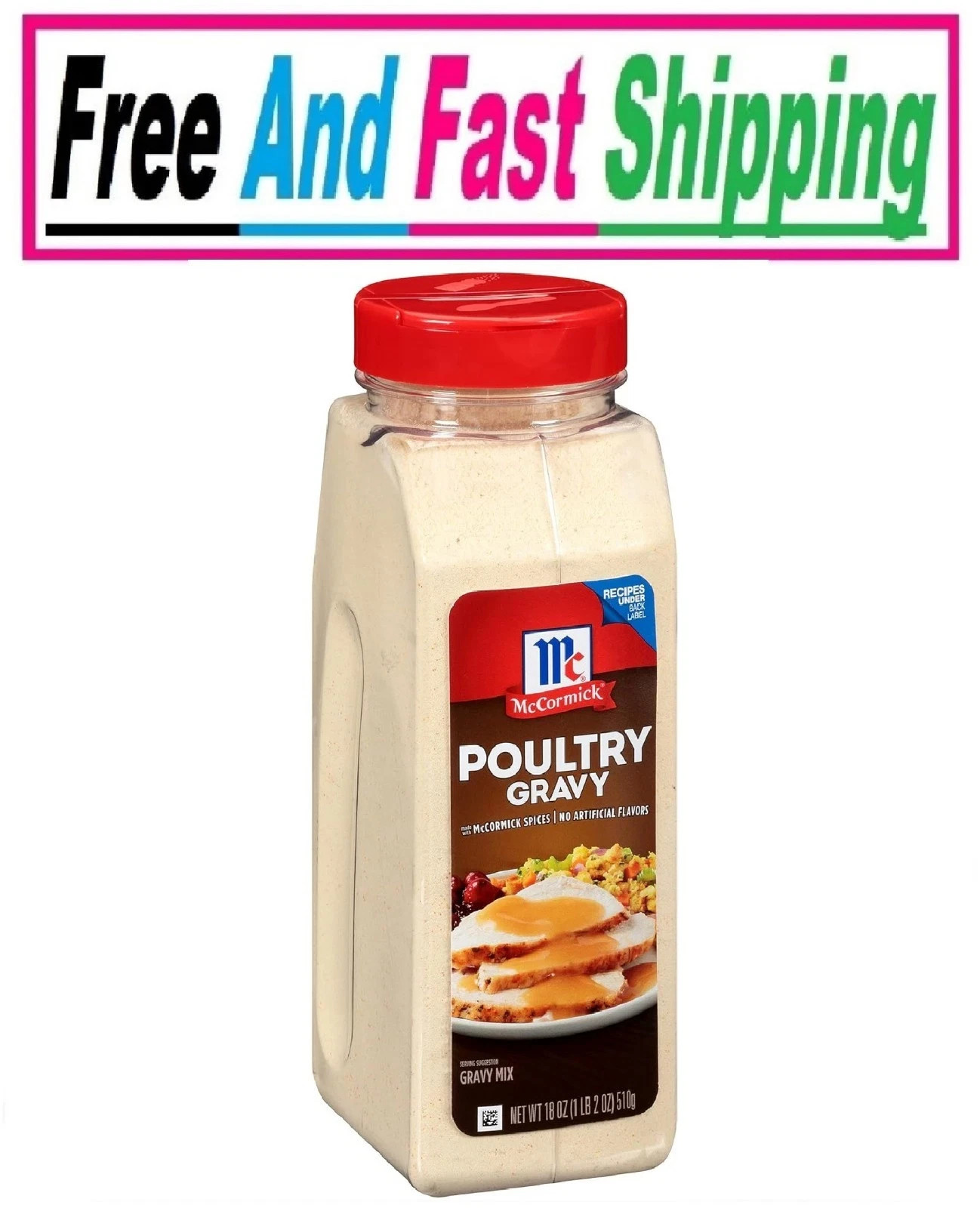 McCormick Poultry Gravy Mix, 18 oz