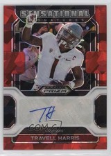 2023 Panini Chronicles Draft Picks Red Ice Prizm Travell Harris #SS-THA Auto 0b2