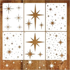 Large Star Stencil for Painting Reusable Paint Stencils for Walls Twinkle Star W