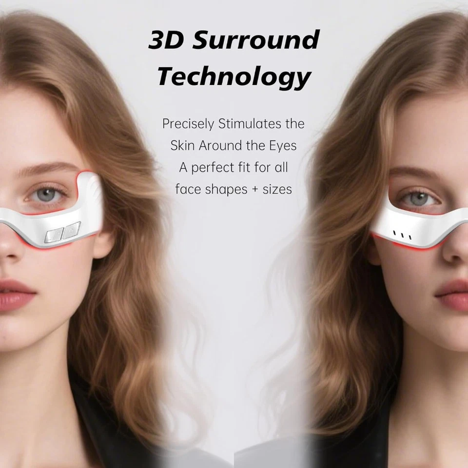 Dispositivo de terapia de luz roja debajo de los ojos 650 nm para bolsas de ojos ojeras y arrugas Foto 2 de 4