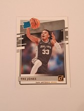 2020-21 Donruss #244 Tre Jones Rated Rookie RC In Toploader 