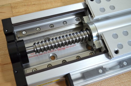 Parker 404XR Precision Linear Ballscrew Actuator w/ Parker VS12B Nema17 Stepper - Picture 10 of 24