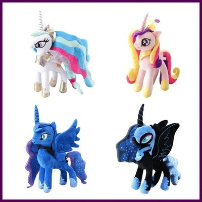 35CM My Little Pony Anime Plush Toys Unicorn Doll Pony Space Princess Moon