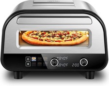 Indoor Pizza Oven, 1600-watt Electric Pizza Oven, With 6 Preset Modes, Suitable