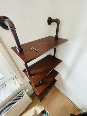 SUMGAR Wooden Wall Shelf, Floating Shelves, Large Hanging Shelf, Practical