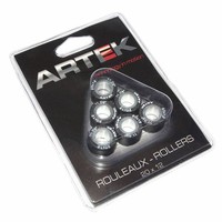 Roller Weight Set For Maxiscooter Artek K1 20X12 11.0G (X6) For Yamaha 125 Xmax,
