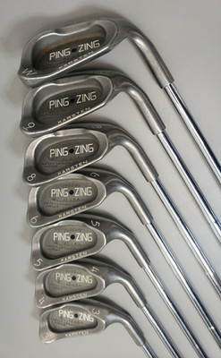 Ping Zing Iron Set 3-W (NO 7 IRON) Black Dot KT-M  Steel Shaft Right Handed