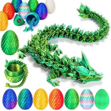 3D Printed Fidget Toy Surprise Mystery Crystal Dragon Egg
