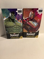 Marvel Rivals Set Of Two Hulk IronMan 1000 Pieces Collector s Puzzles New