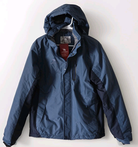 CAMEL CROWN Herren Berg Schnee wasserdichte Skijacke Langarm blau Gr. Small - Bild 1 von 14
