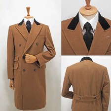 Business Men Coat Wool Blend Long Jackets Double Breasted Outside Wear Overcoats