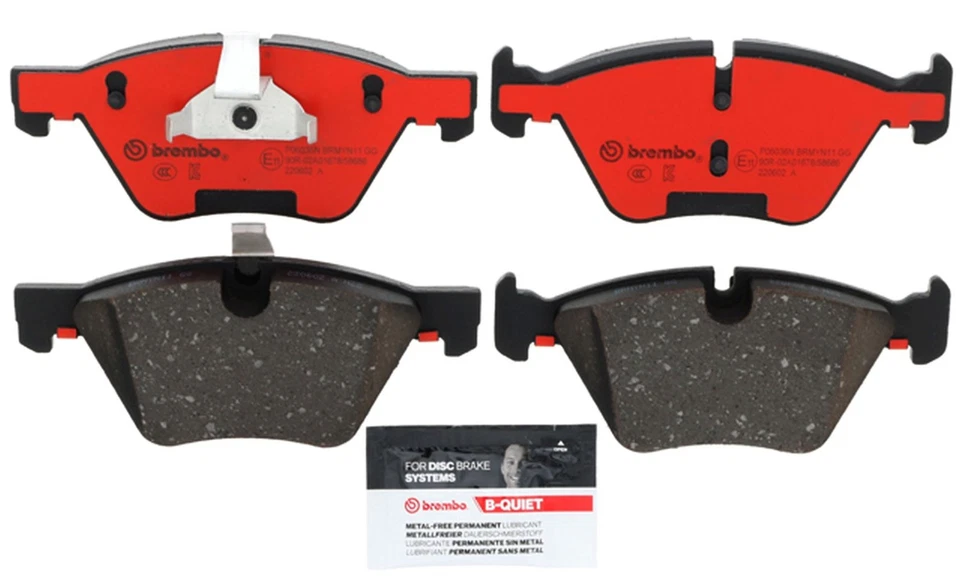 2x Kit de rotor de disco delantero Zimmermann + Juego de pastillas de freno BREMBO para BMW 2006 325i 325xi Foto 2 de 4