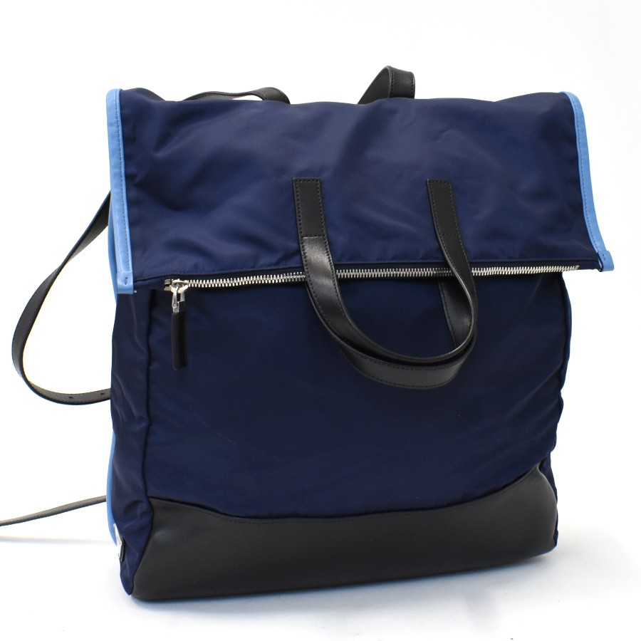 PRADA Backpack triangular plate triangle logo nyl… - image 1