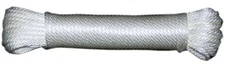 T.W Evans Cordage 44-030 3/32-Inch Solid Braid Nylon Rope 50-Feet Hank, White 