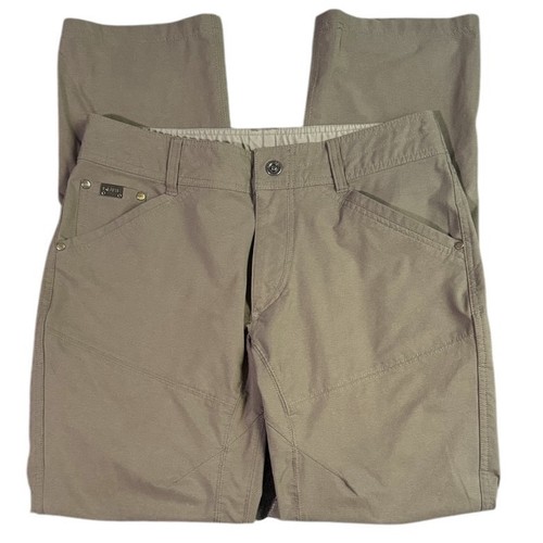 Pantalones Kuhl Para Hombre 32 Caqui Silenciador Resistente al Agua Elastizados Ligeros Ripstop - Imagen 6 de 17