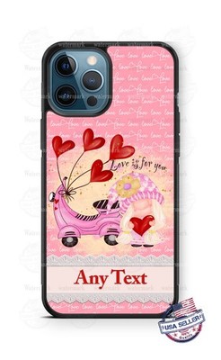 Gnomes Moped Valentines Personalized Phone Case for iPhone 17 Samsung s25 Google