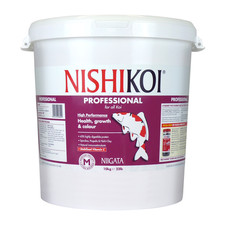 10kg NISHIKOI NIIGATA PROFESSIONAL KOI FOOD MEDIUM PELLET FISH POND FEED PELLETS